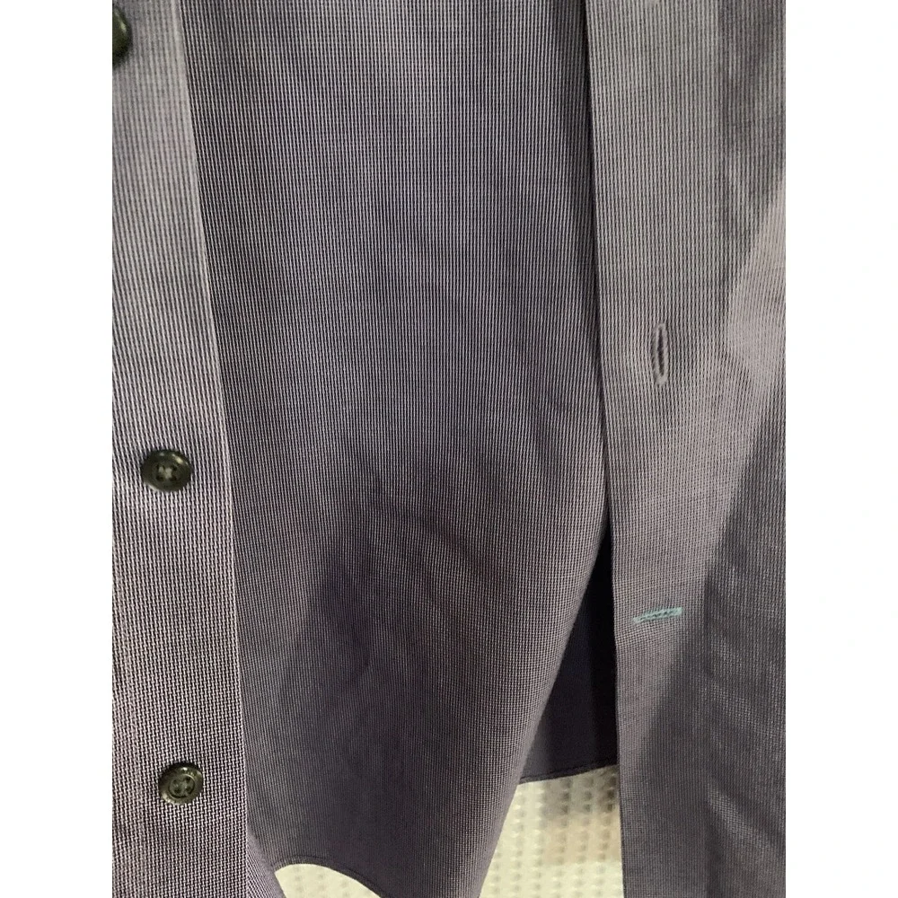 Banana Republic Grant Fit Button Up Wash‎ Shirt Mens Small Purple Long Sleeve